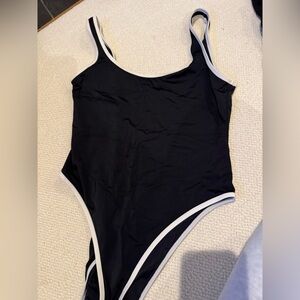 TNA Black and White One Piece